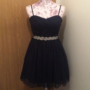 Semi formal navy blue dress